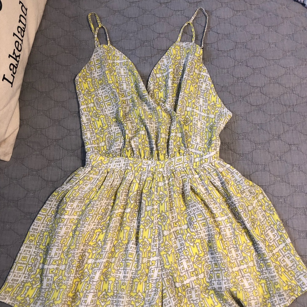 Patterned Romper - image 1